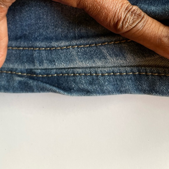 City Ink Blue Denim shorts size 12 Junior - Picture 5 of 6